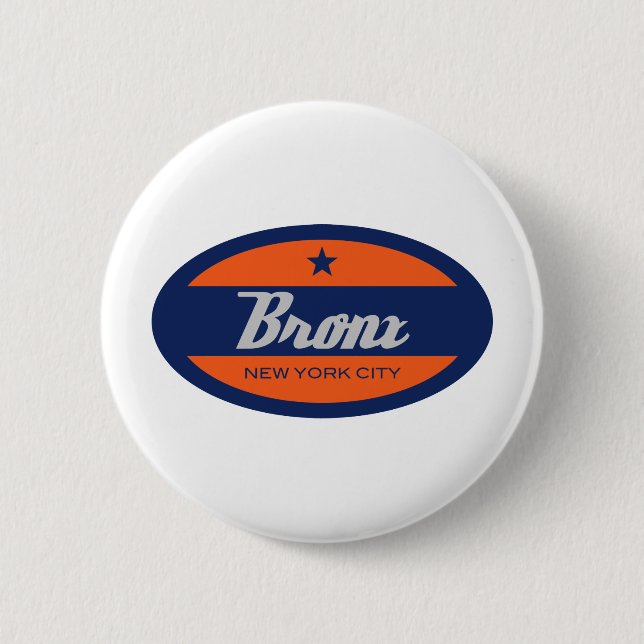 Badge Rond 5 Cm *Bronx (Devant)