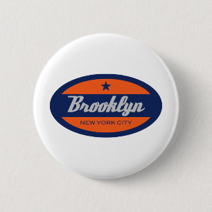 Badge Rond 5 Cm *Brooklyn