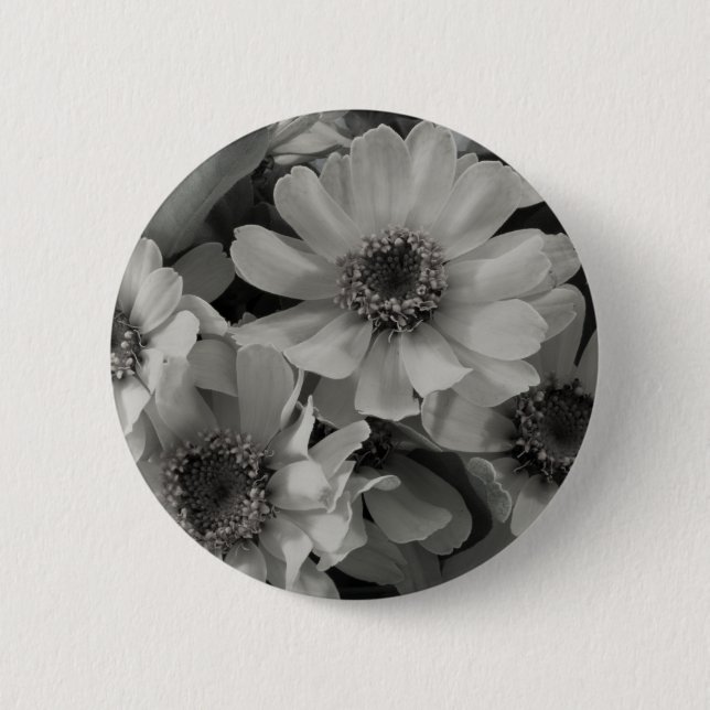 Badge Rond 5 Cm Brown Eyed Susan Flowers (Devant)