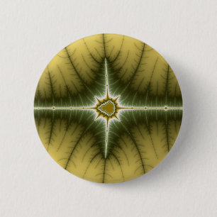 Badge Rond 5 Cm Brown - Fractal