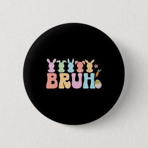 Badge Rond 5 Cm Bruh Mème Drôle Dire Bro Salutation Ados garçons E