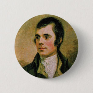 Badge Rond 5 Cm Brûlure de Robert, célébrant la nuit de la brûlure