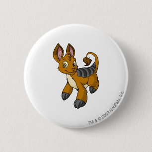 Badge Rond 5 Cm Brun de Bori