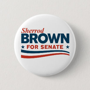 Badge Rond 5 Cm Brun de Sherrod