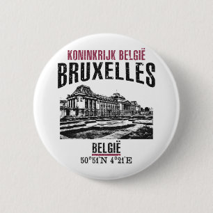 Badge Rond 5 Cm Bruxelles