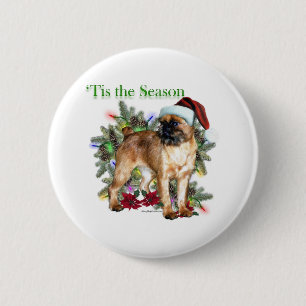 Badge Rond 5 Cm Bruxelles Griffon Tis