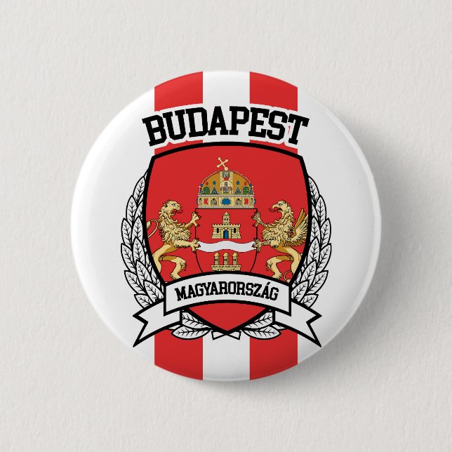 Badge Rond 5 Cm Budapest (Devant)