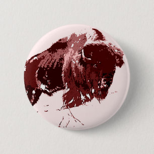Badge Rond 5 Cm Buffalo - bison