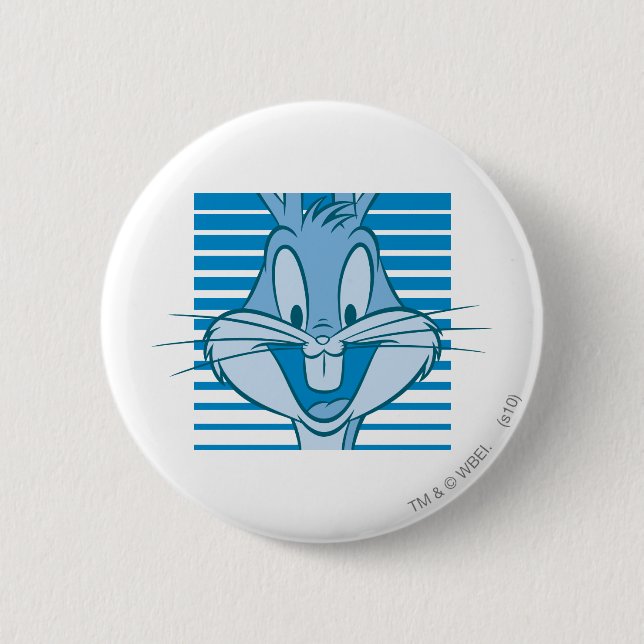 Badge Rond 5 Cm BUGS BUNNY™ Expressif 40 (Devant)