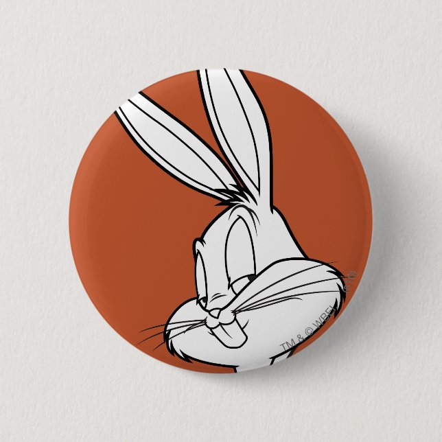 Badge Rond 5 Cm BUGS BUNNY™ Mischievous (Devant)