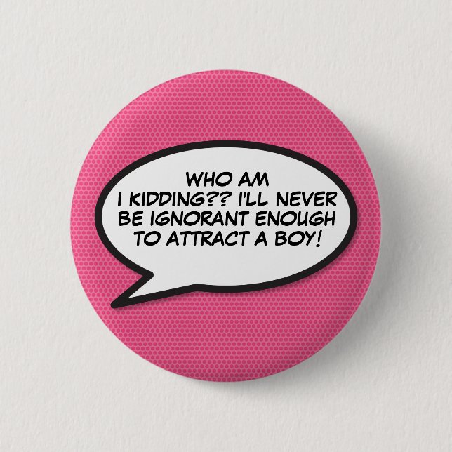 Badge Rond 5 Cm Bulle de dialogue Pop Art de bande dessinée (Devant)