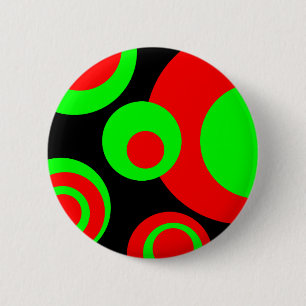 Badge Rond 5 Cm Bulles Abstraites 01