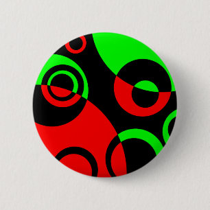 Badge Rond 5 Cm Bulles Abstraites 07
