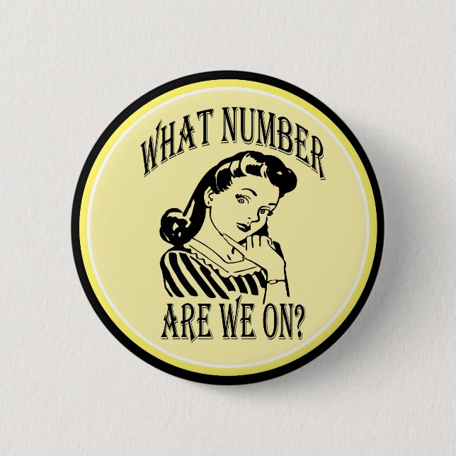 Badge Rond 5 Cm Bunco quel nombre sont nous sur #2 (Devant)