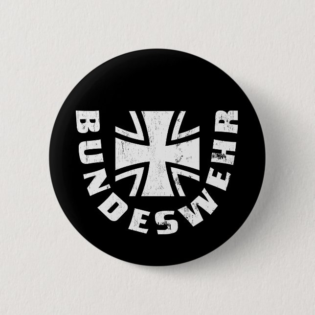 Badge Rond 5 Cm Bundeswehr Deutschland, Luftwaffe, l'Armée de (Devant)