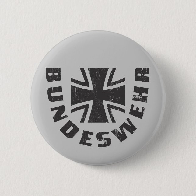 Badge Rond 5 Cm Bundeswehr Deutschland, Luftwaffe, l'Armée de (Devant)