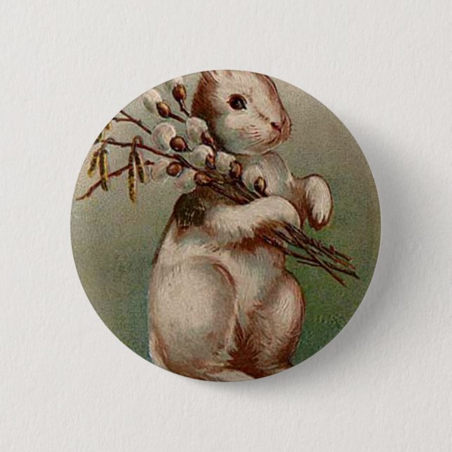 Badge Rond 5 Cm Bunny EASTER (Devant)