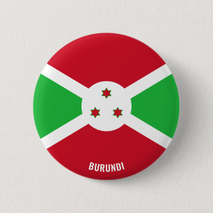 Badge Rond 5 Cm Burundi Drapeau charmant patriotique