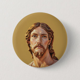 Badge Rond 5 Cm BUSTE DU CHRIST SAUVEUR par MICHELANGE 2026_