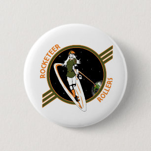Badge Rond 5 Cm Butin de Rocketeer