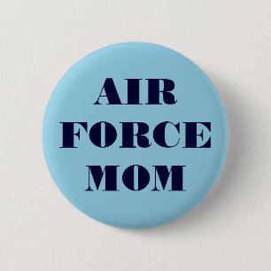 Badge Rond 5 Cm Button Air Force Maman