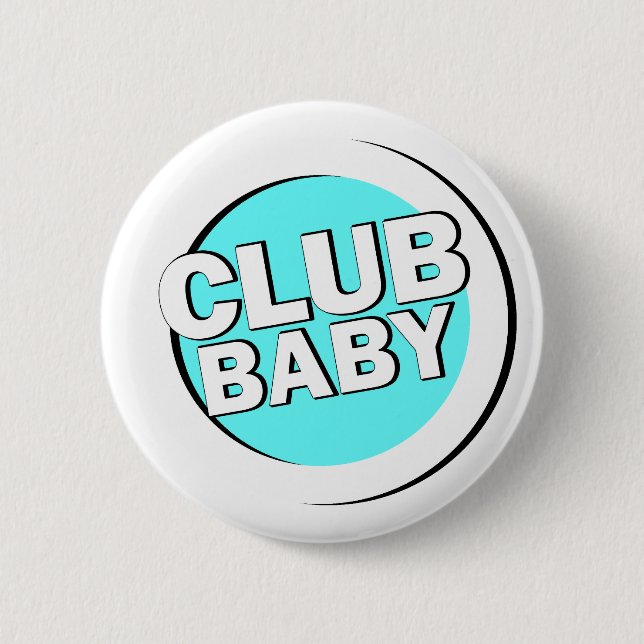 Badge Rond 5 Cm Button Club_Baby (Devant)