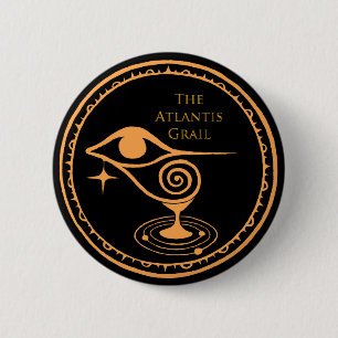Badge Rond 5 Cm Button et Black