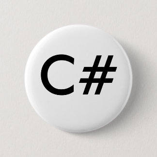 BADGE ROND 5 CM C#