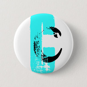 Badge Rond 5 Cm C monogramme