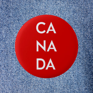 Badge Rond 5 Cm Ca Na Da Canada Monotone foncé