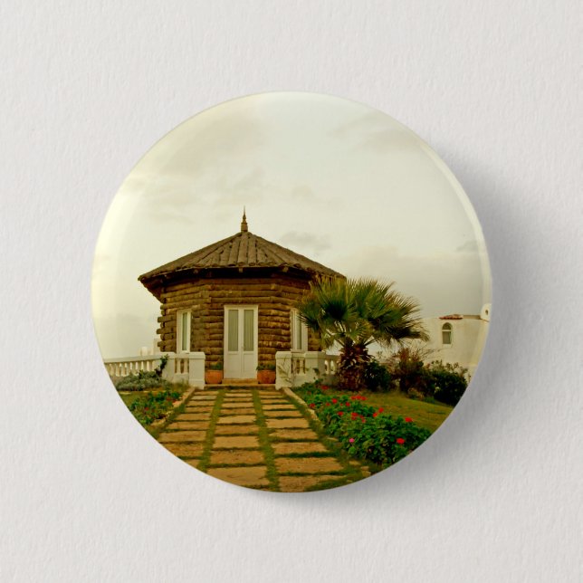 Badge Rond 5 Cm Cabine (Devant)