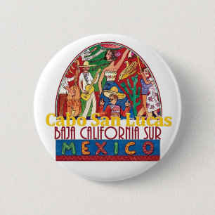 Badge Rond 5 Cm CABO SAN LUCAS Mexique