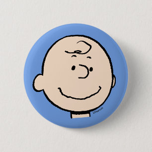 Badge Rond 5 Cm cacahuètes   A Charlie Brown Smile