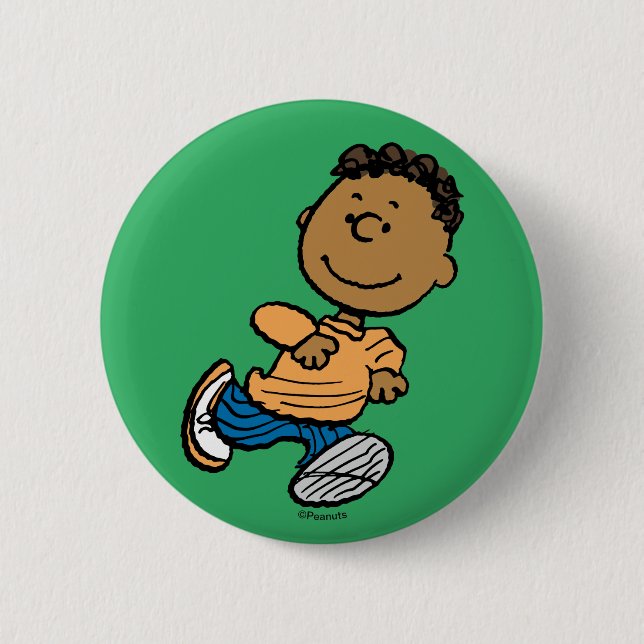 Badge Rond 5 Cm cacahuètes | Franklin Running (Devant)