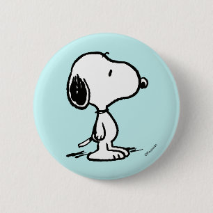 Badge Rond 5 Cm cacahuètes Snoopy