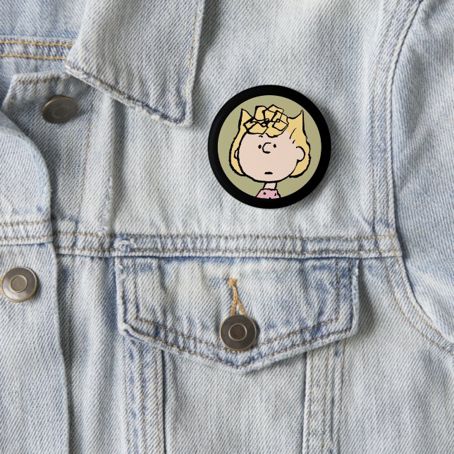 Badge Rond 5 Cm cacahuètes | Visages de Sally (En situation)