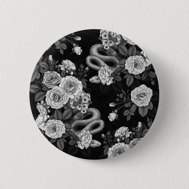 Badge Rond 5 Cm Caché en rose 3 (Devant)