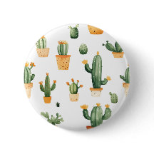 Cactus pointillés sur blanc