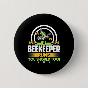 Badge Rond 5 Cm Cadeau apiculteur Un Beekeeper Fonctionne Vous D