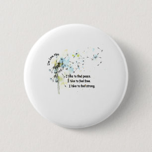 Badge Rond 5 Cm Cadeau Camper   Je Randonne Pour Trouver La Paix A