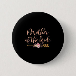 Badge Rond 5 Cm Cadeau de Mariage pour la Mère de la Mariée