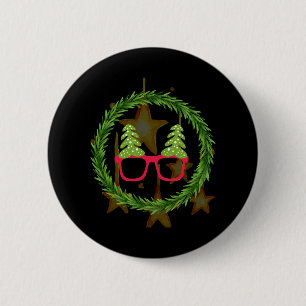 Badge Rond 5 Cm Cadeau de Noël joyeux pour la famille de Noël