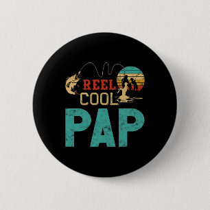 Badge Rond 5 Cm Cadeau de pêche vraiment cool pour papa pour la fê
