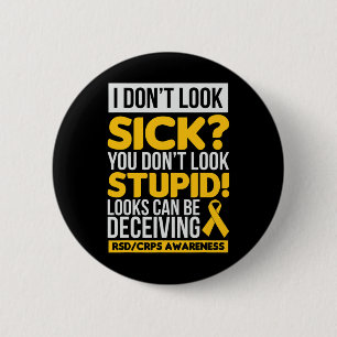 Badge Rond 5 Cm Cadeau De Sensibilisation Rsd Crps