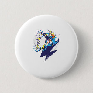 Badge Rond 5 Cm Cadeau de Zeus pour amateur des dieux grecs