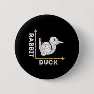Badge Rond 5 Cm Cadeau drôle pour amateur d'animaux Canard ou L'il