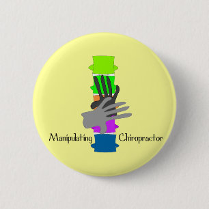 Badge Rond 5 Cm Cadeaux de chiroprakteur