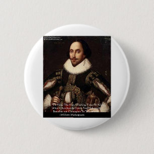 Badge Rond 5 Cm Cadeaux de citations Shakespeare Halloween "Hell C