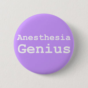Badge Rond 5 Cm Cadeaux de génie d'anesthésie