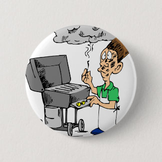 Badge Rond 5 Cm Cadeaux de grillades humoristiques